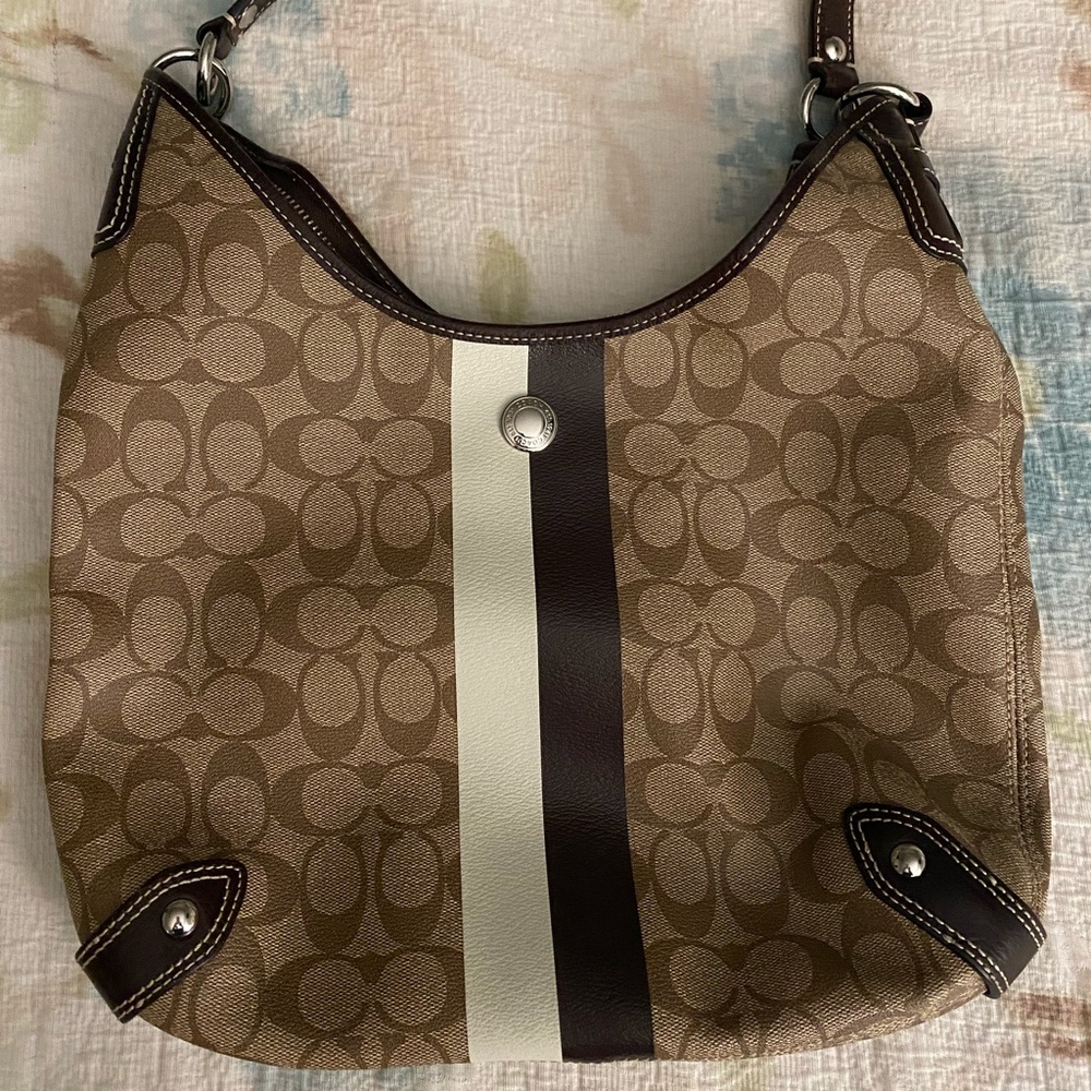 Coach bag with one strap
